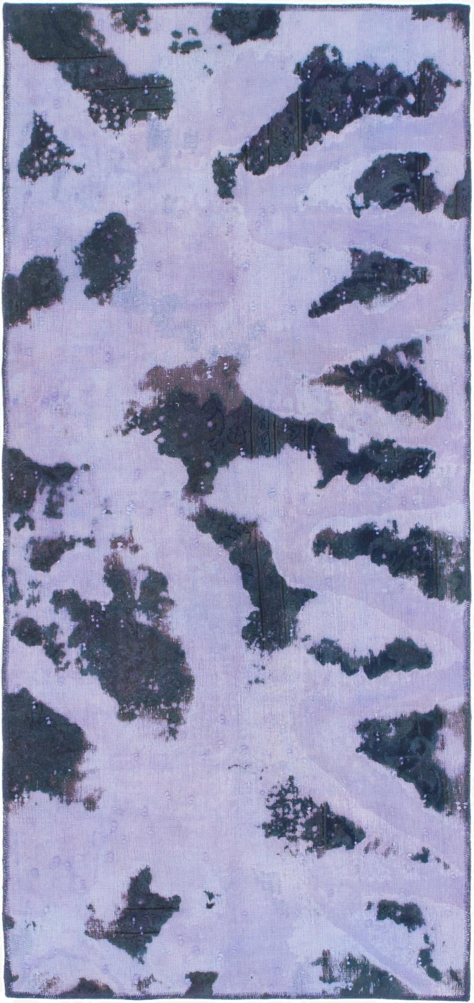  3' 2 x 7'  Hand Knotted Ultra Vintage Persian Wool Runner Rug