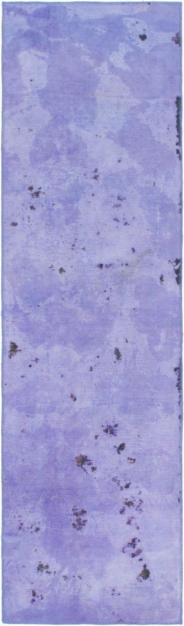  2' 7 x 9' 5  Hand Knotted Ultra Vintage Persian Wool Runner Rug