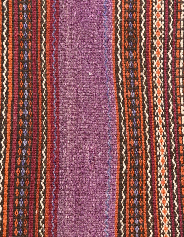 Detail image of  3' 1 x 3' 8  Hand Woven Kilim Fars Wool Square Rug
