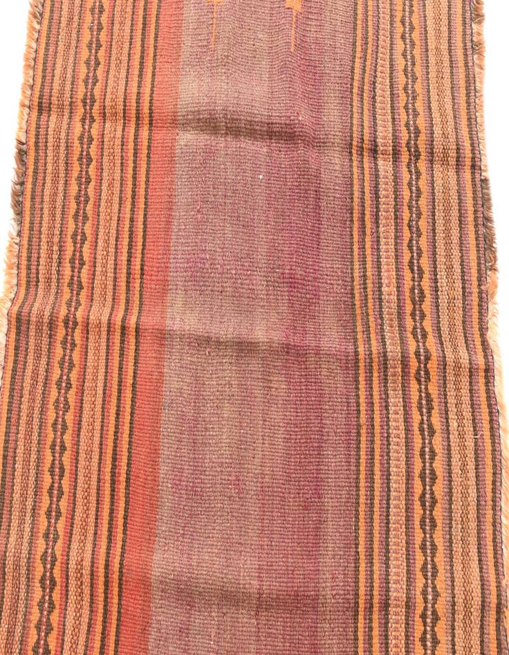 Detail image of  3' 5 x 3' 7  Hand Woven Kilim Fars Wool Square Rug