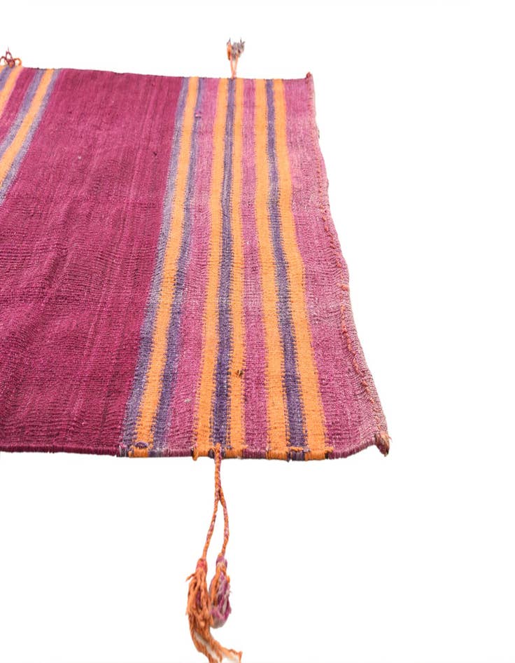 Detail image of  3' 8 x 3' 10  Hand Woven Kilim Fars Wool Square Rug