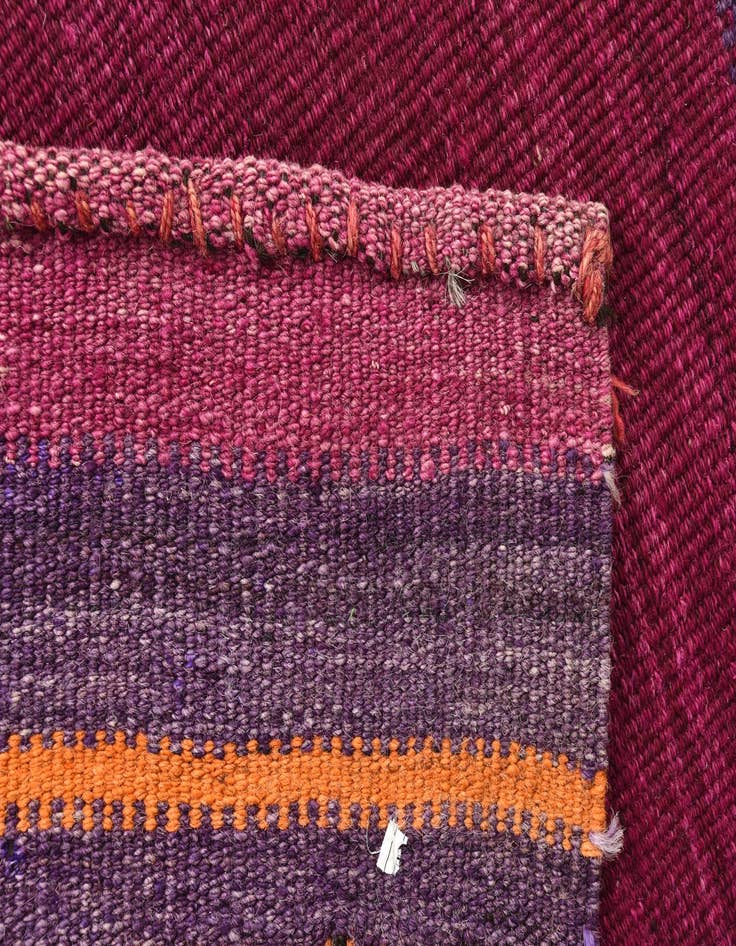 Detail image of  3' 8 x 3' 10  Hand Woven Kilim Fars Wool Square Rug