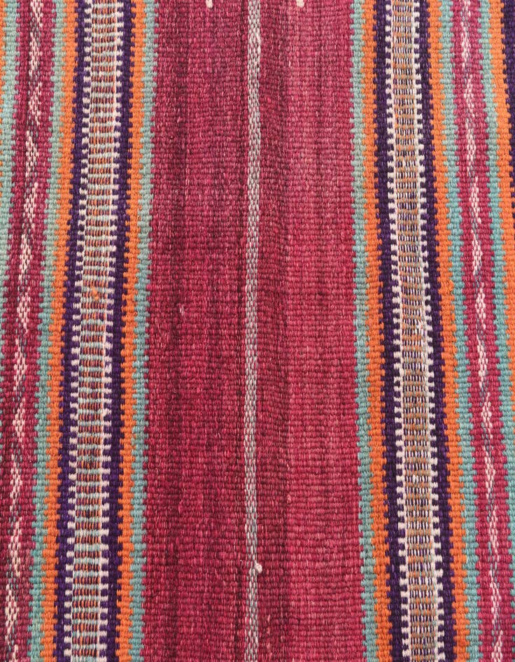 Detail image of  3' 3 x 3' 5  Hand Woven Kilim Modern Wool Square Rug