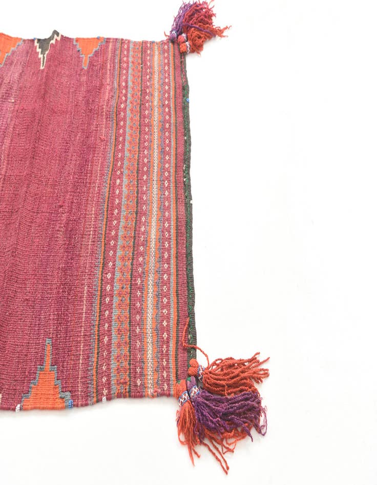 Detail image of  3' 1 x 3' 6  Hand Woven Kilim Modern Wool Square Rug