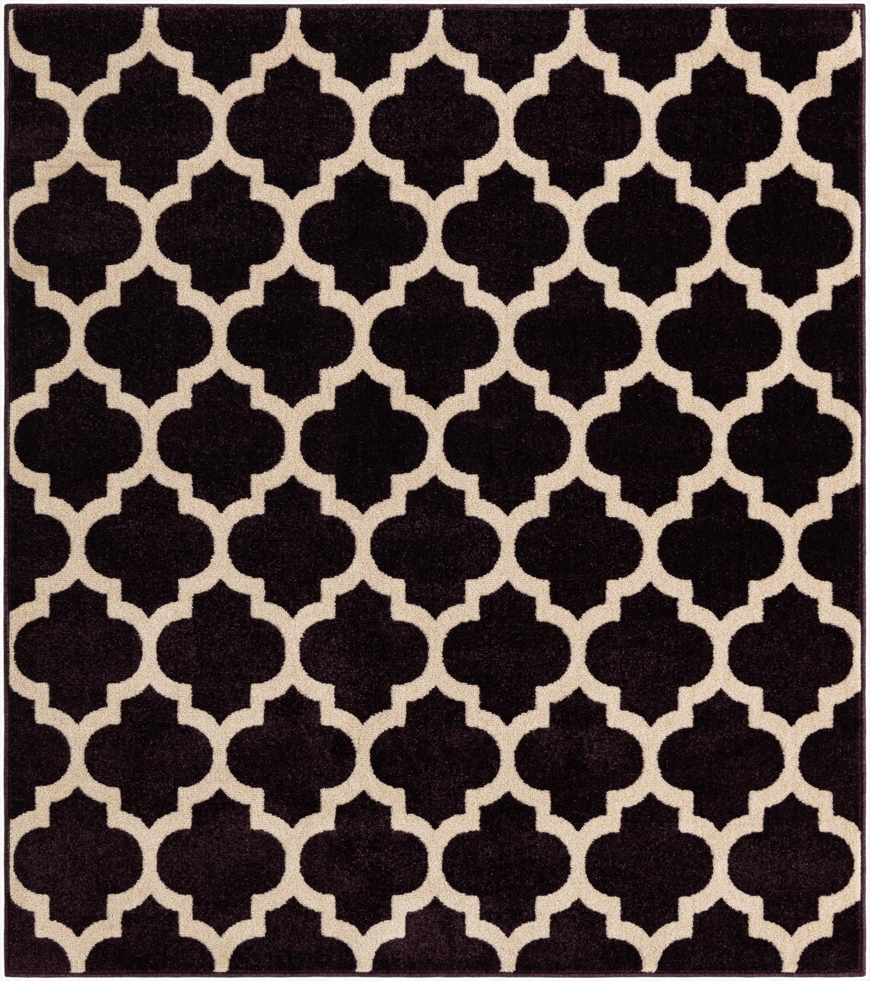  5' x 5' 8 Lattice Square Rug