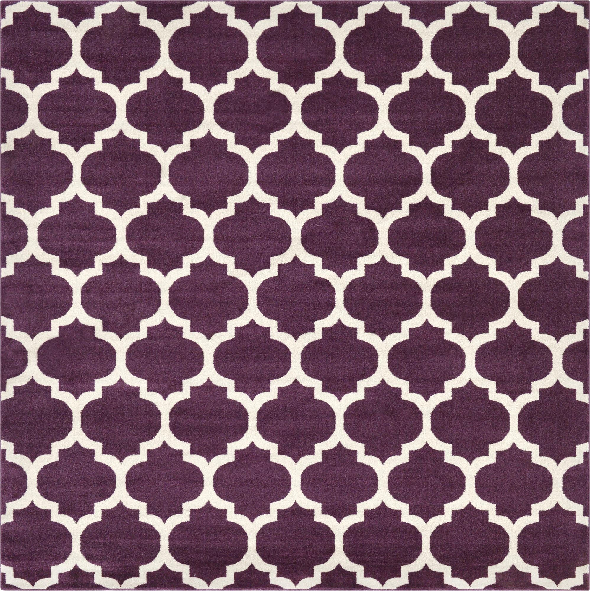  8' x 8' Lattice Square Rug