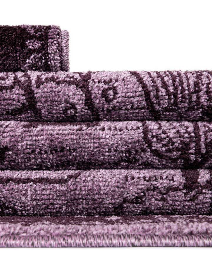 Purple 7' 10 x 7' 10 Miranda Square Rug | Rugs.com