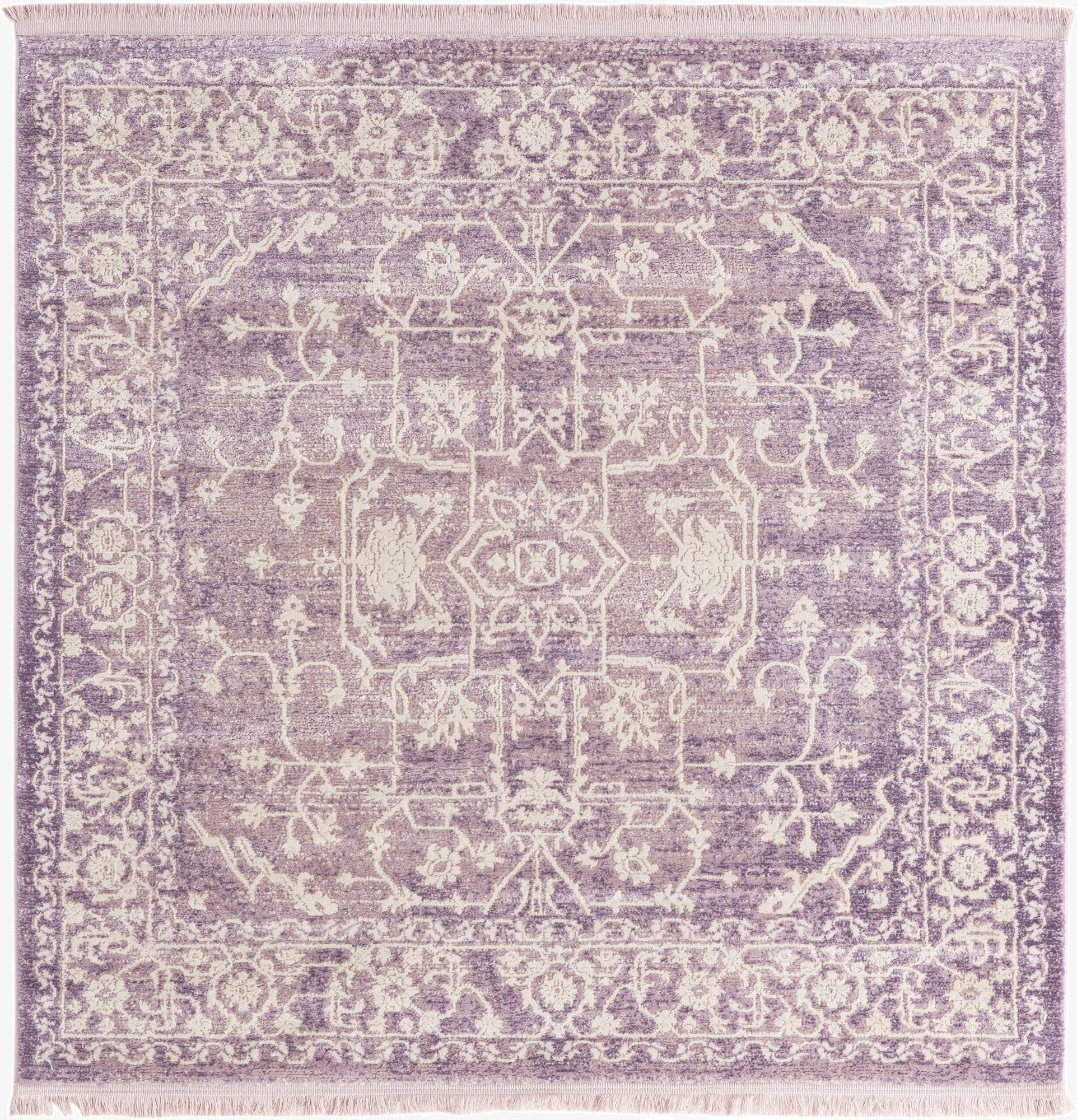  4' x 4' Modern Classical Square Rug