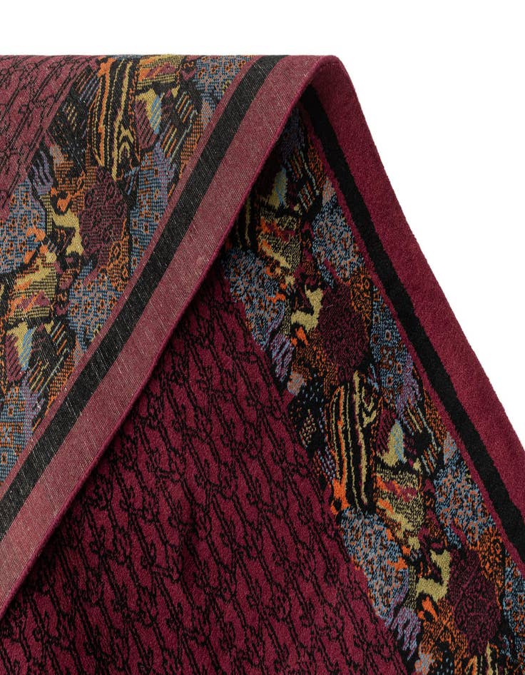 Detail image of  7' 10 x 8' 1  Hand Knotted Tibet Wool Square Rug