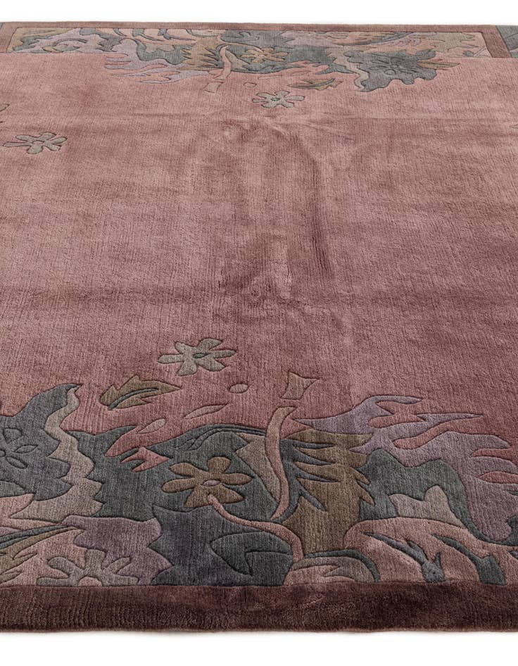 Detail image of  8' 2 x 8' 2  Hand Knotted Tibet Wool Square Rug