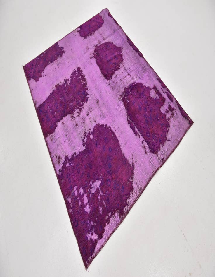 Detail image of  4' 6 x 5' 6  Hand Knotted Ultra Vintage Persian Wool Square Rug