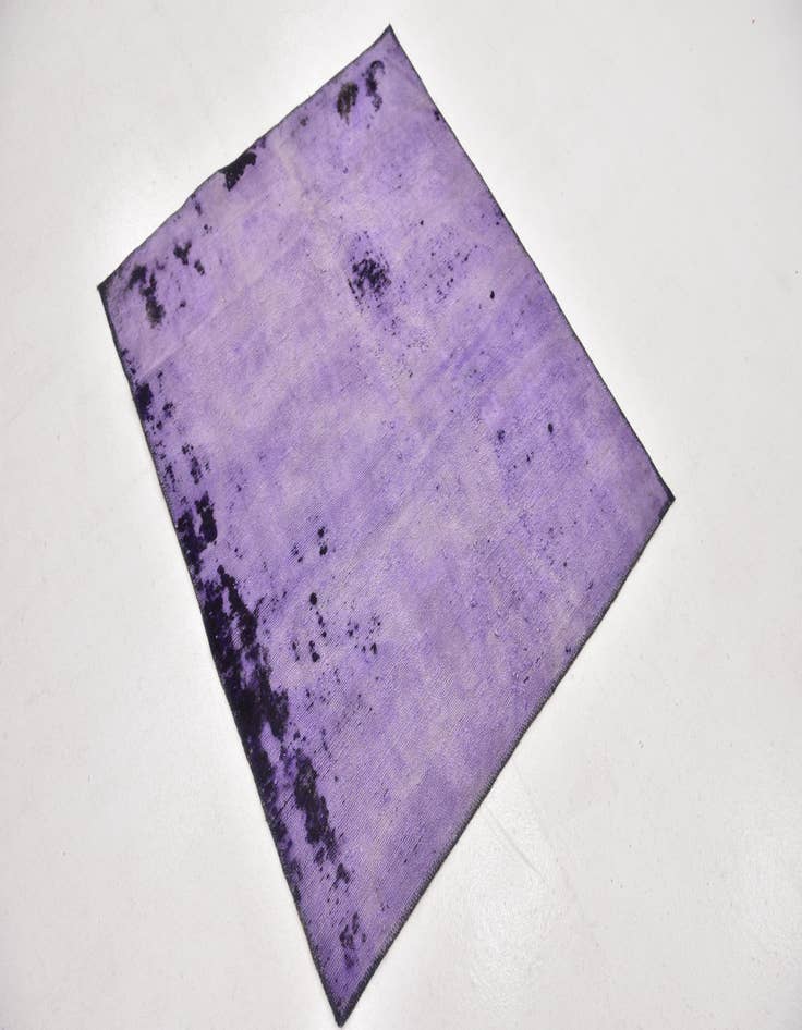 Detail image of  3' 7 x 4' 3  Hand Knotted Ultra Vintage Persian Wool Square Rug