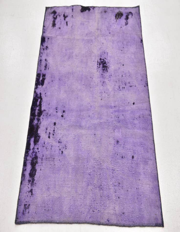 Detail image of  3' 7 x 4' 3  Hand Knotted Ultra Vintage Persian Wool Square Rug