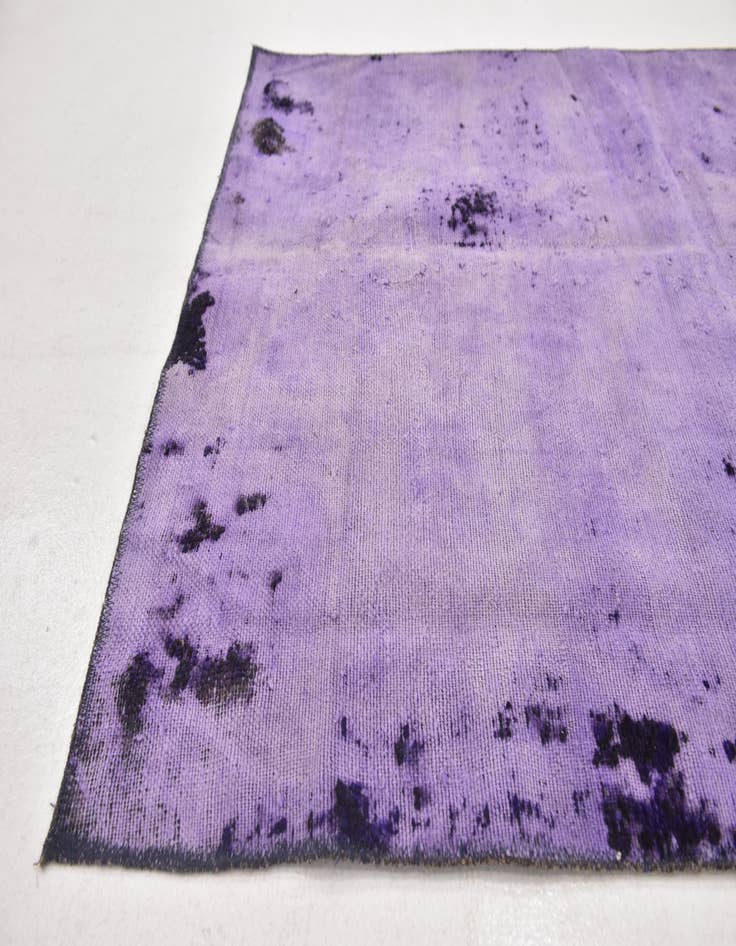 Detail image of  3' 7 x 4' 3  Hand Knotted Ultra Vintage Persian Wool Square Rug