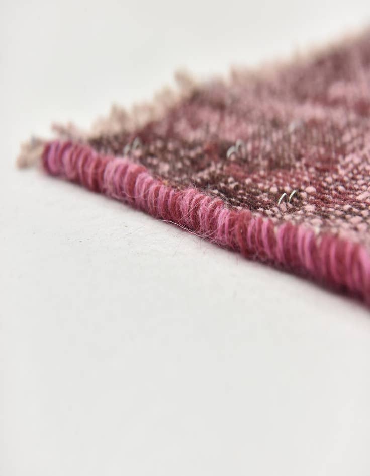 Detail image of  3' 8 x 4'  Hand Knotted Ultra Vintage Persian Wool Square Rug