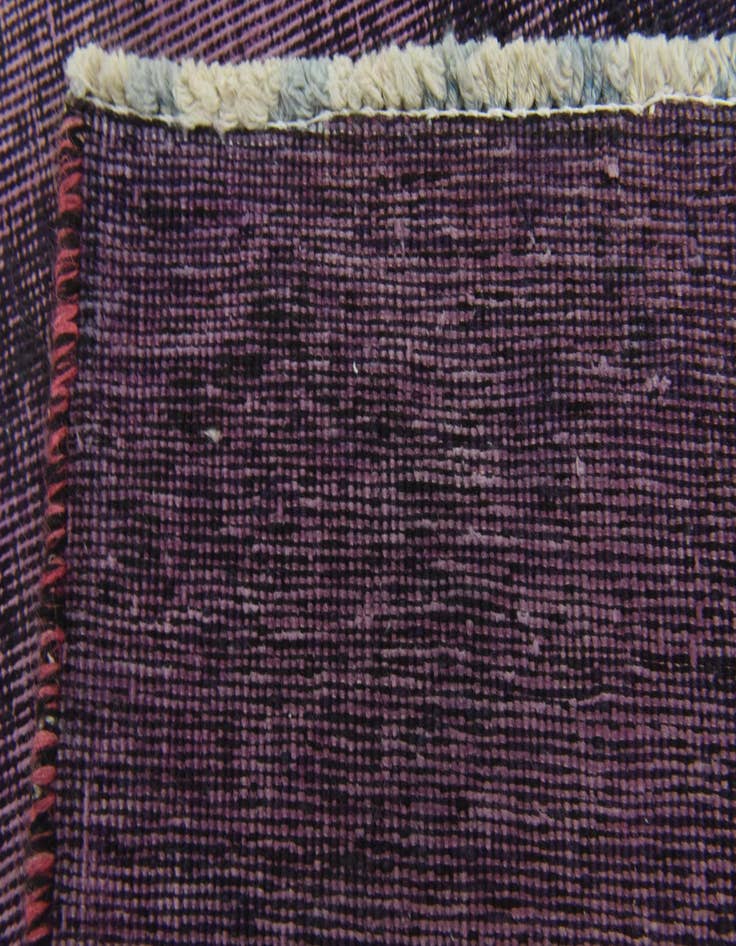 Detail image of  9' x 9' 3  Hand Knotted Ultra Vintage Persian Wool Square Rug