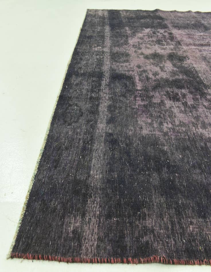 Detail image of  9' x 9' 3  Hand Knotted Ultra Vintage Persian Wool Square Rug