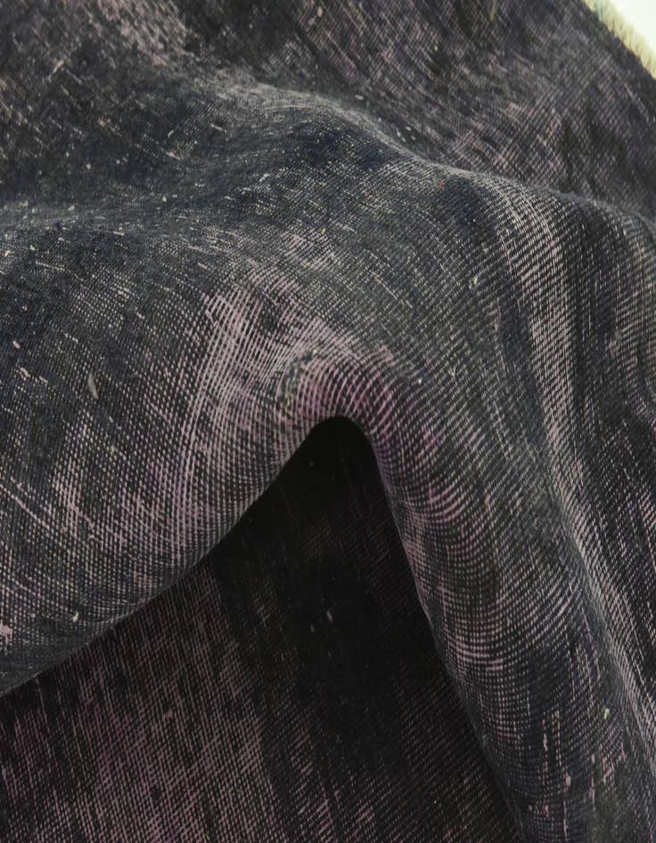 Detail image of  9' x 9' 3  Hand Knotted Ultra Vintage Persian Wool Square Rug