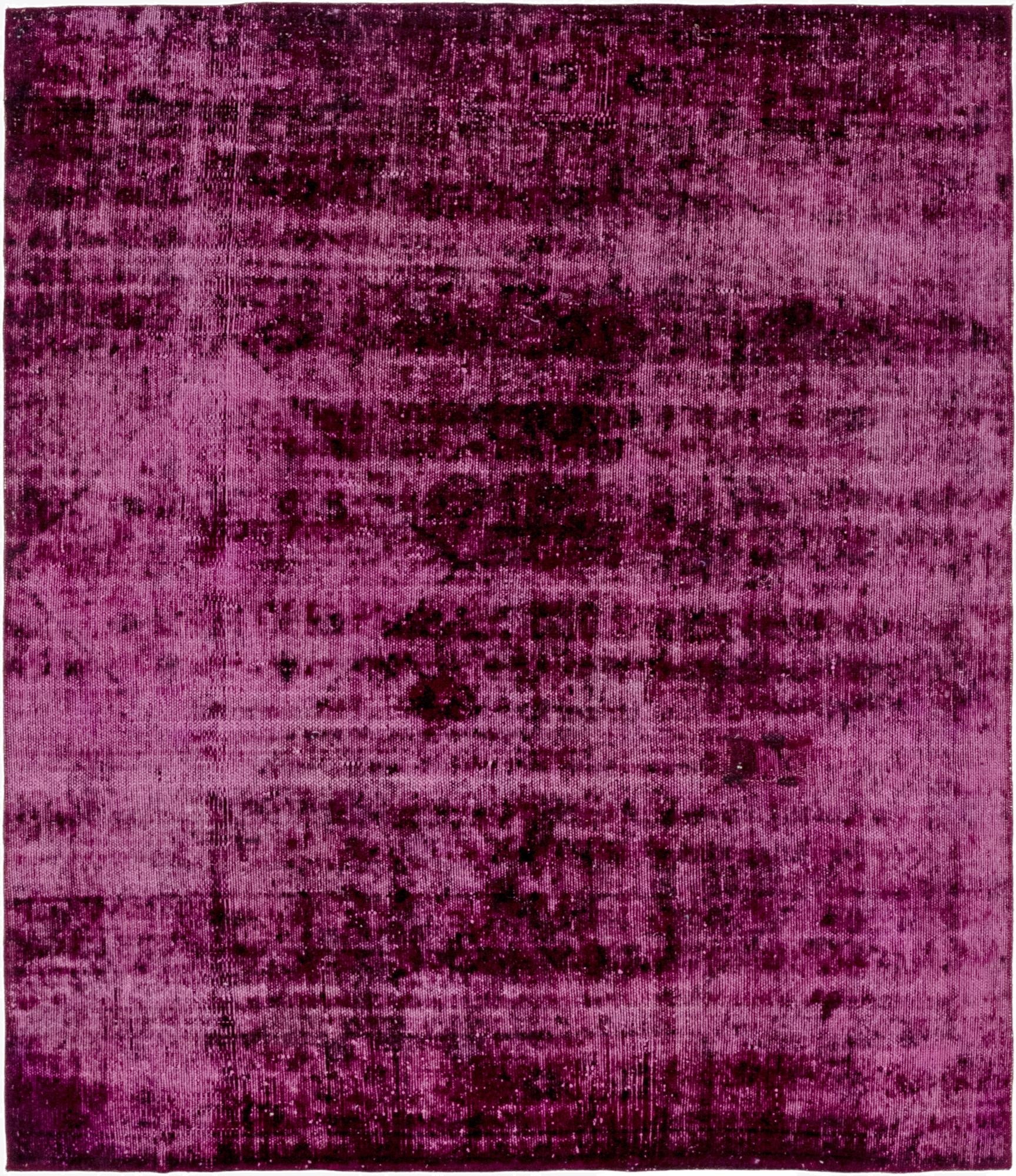  6' x 7'  Hand Knotted Ultra Vintage Persian Wool Square Rug