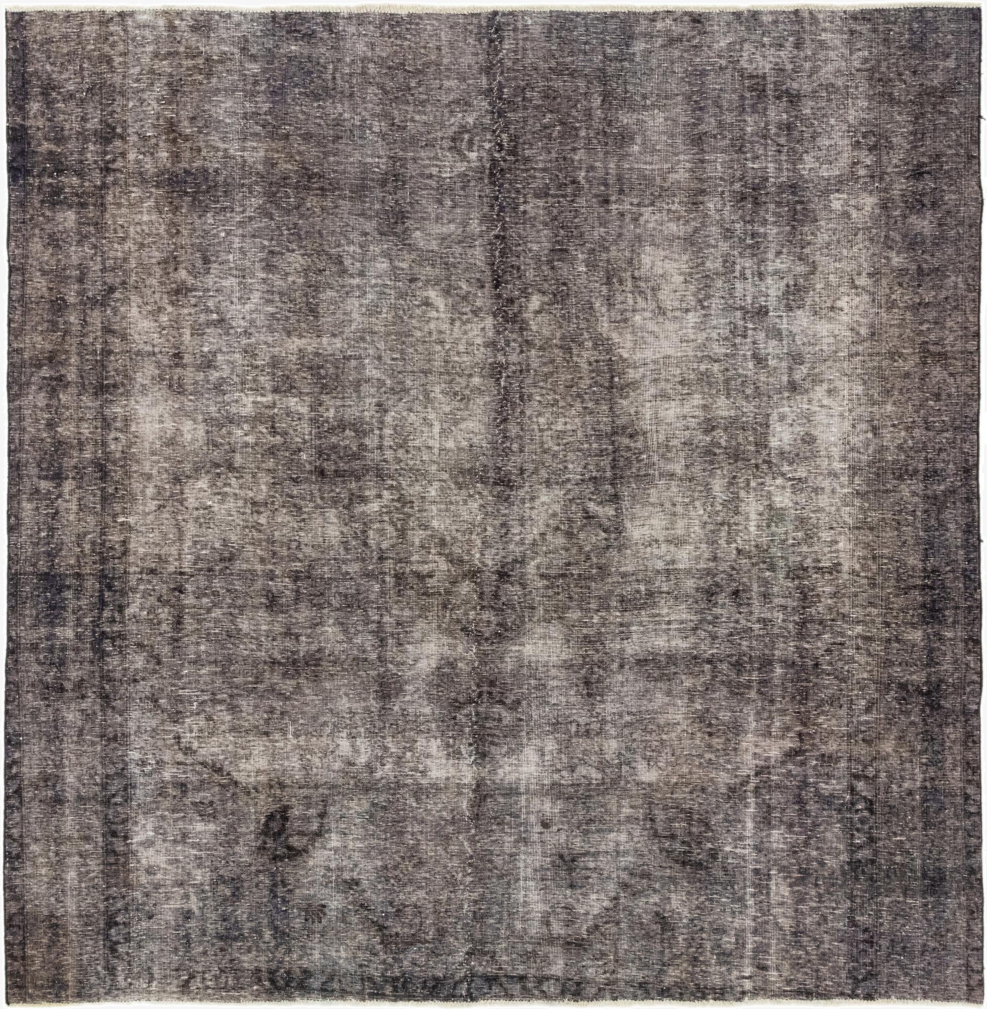  9' 4 x 9' 4  Hand Knotted Ultra Vintage Persian Wool Square Rug