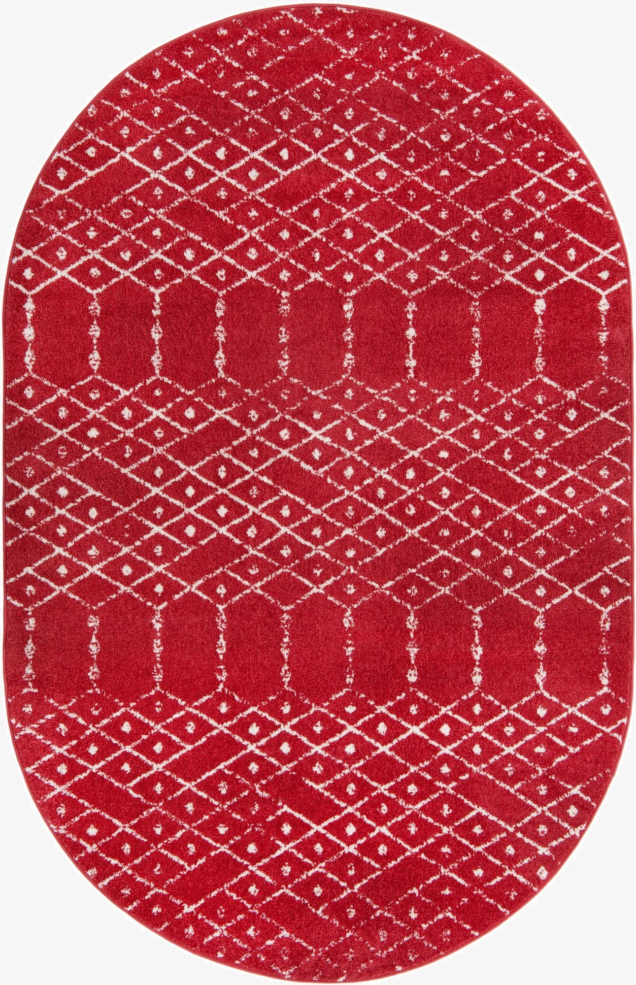  5' 3 x 7' 10 Paxon Trellis Oval Rug