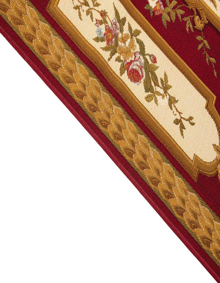 Detail image of  5' 2 x 7' 7  Washable Traditional Indoor / Outdoor Rug