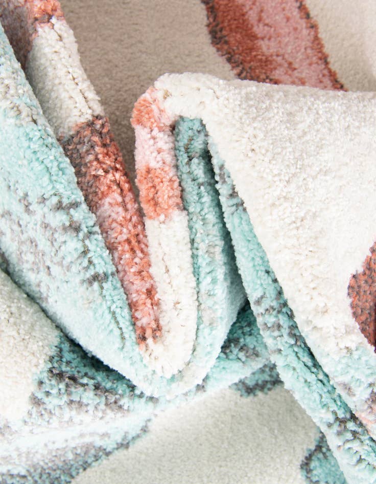 Detail image of  7' 10 x 10' American Flag Whimsy Kids Rug