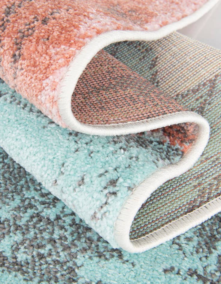 Detail image of  7' 10 x 10' American Flag Whimsy Kids Rug