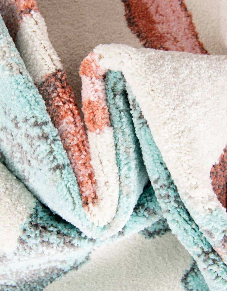 Detail image of  2' 2 x 2' 2 American Flag Whimsy Kids Round Rug