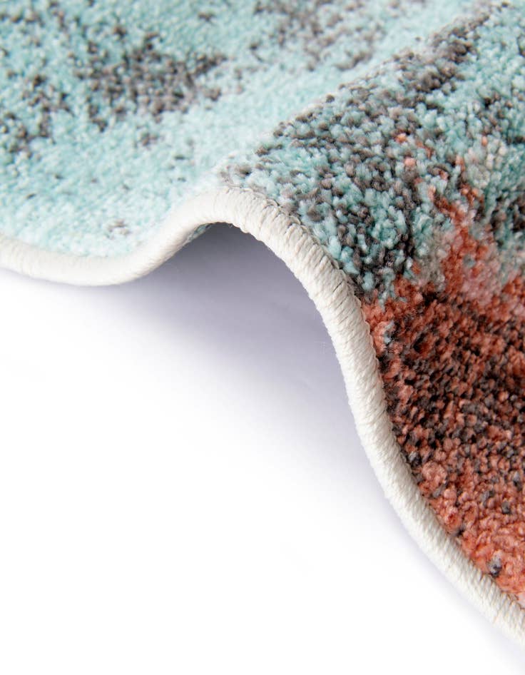 Detail image of  2' 2 x 2' 2 American Flag Whimsy Kids Round Rug