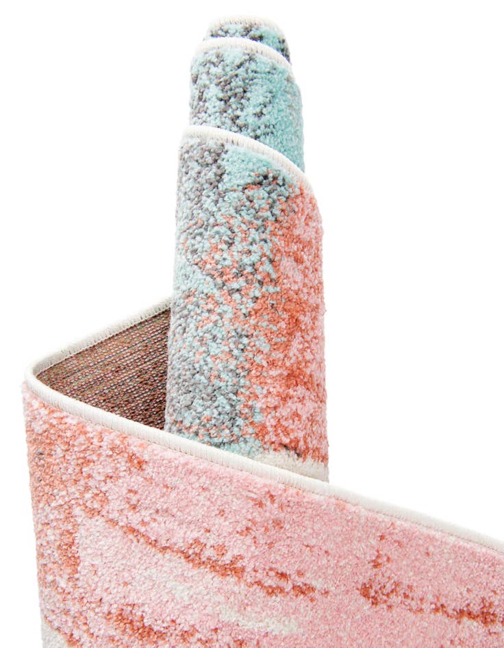 Detail image of  2' 2 x 2' 2 American Flag Whimsy Kids Round Rug