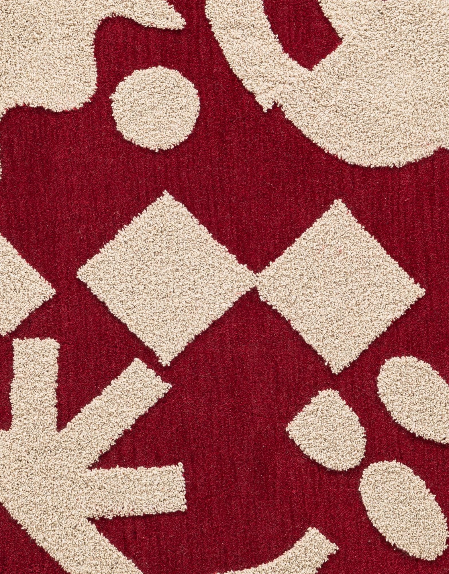  5' 1 x 8' Handtufted Wool Rug