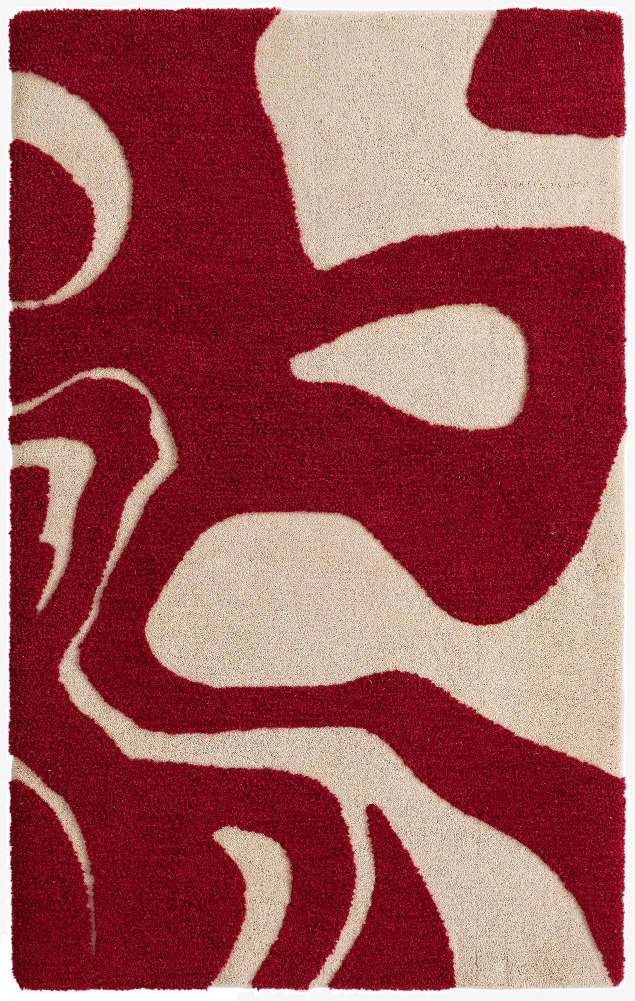  6' 1 x 9' Handtufted Wool Rug