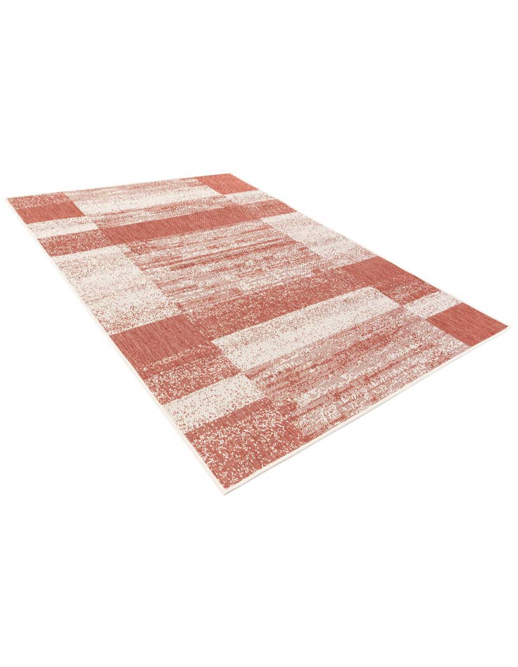 Detail image of  5' 3 x 7' 7  Washable Modern Indoor / Outdoor Rug