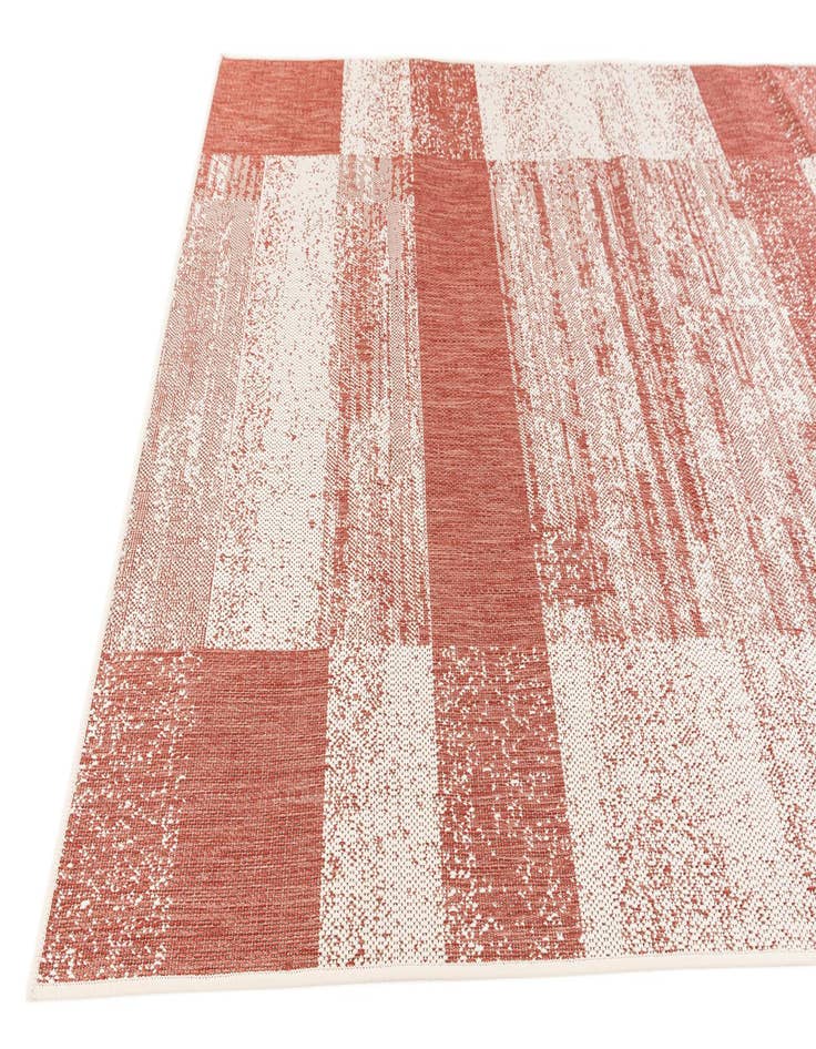 Detail image of  5' 3 x 7' 7  Washable Modern Indoor / Outdoor Rug