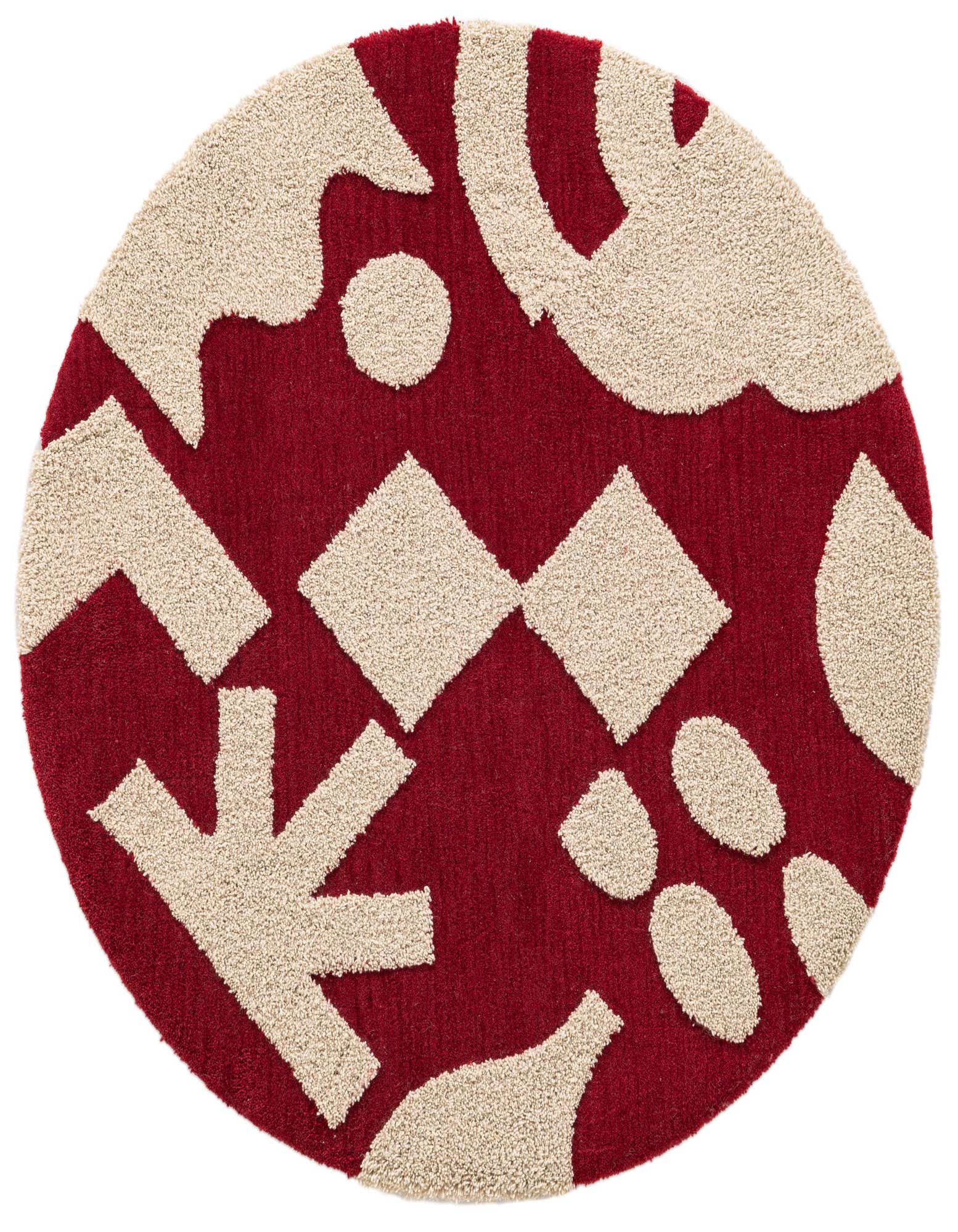 Primary image  10' x 10' Handtufted Wool Round Rug