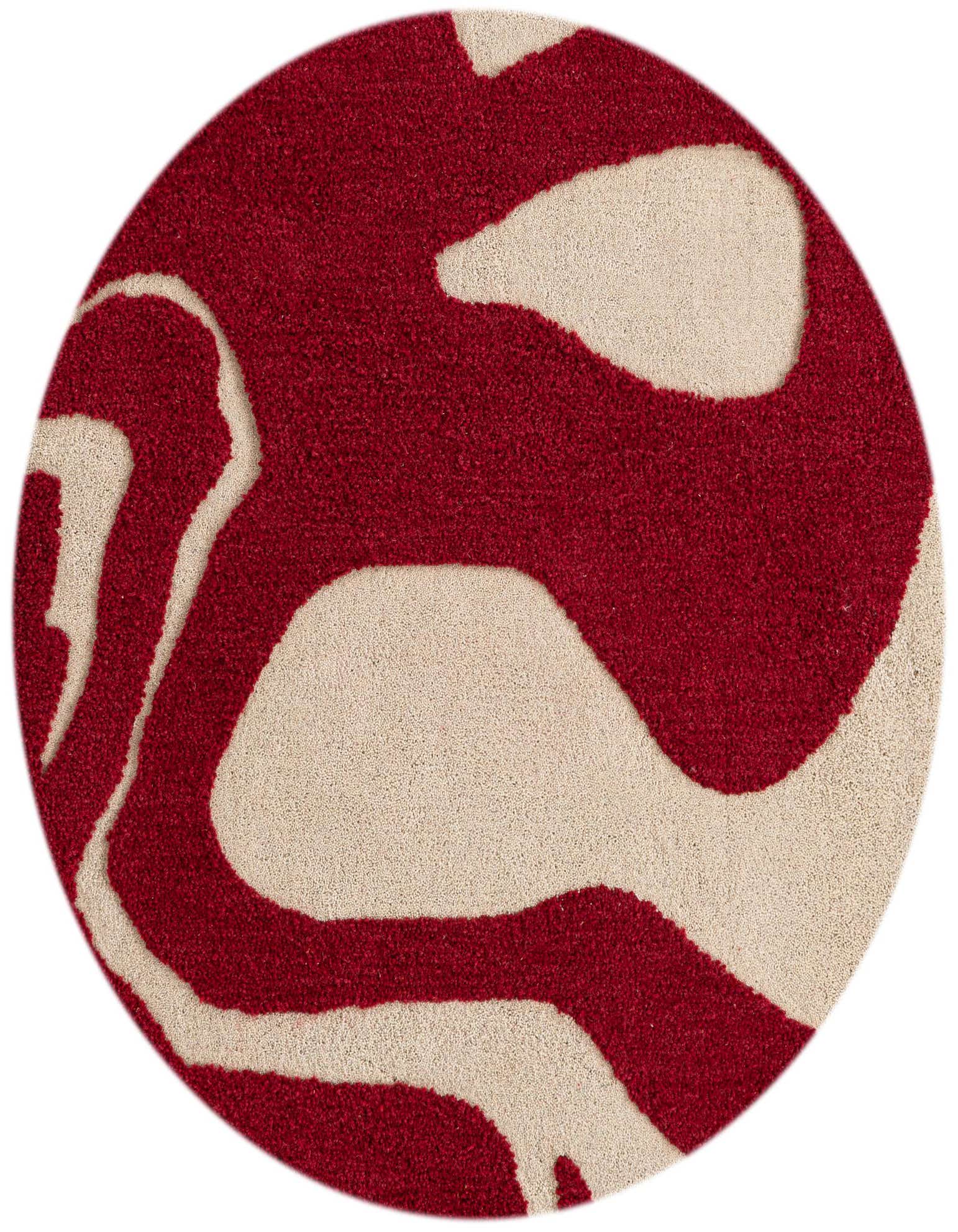 Primary image  3' 3 x 3' 3 Handtufted Wool Round Rug