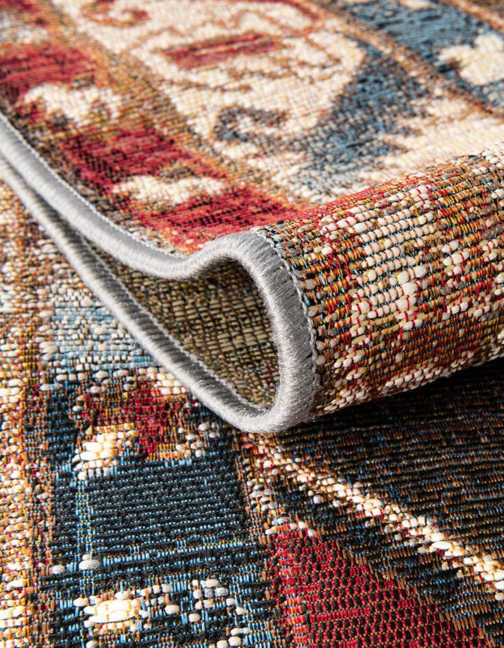 Detail image of  2' x 8'  Washable Traditional Indoor / Outdoor Runner Rug