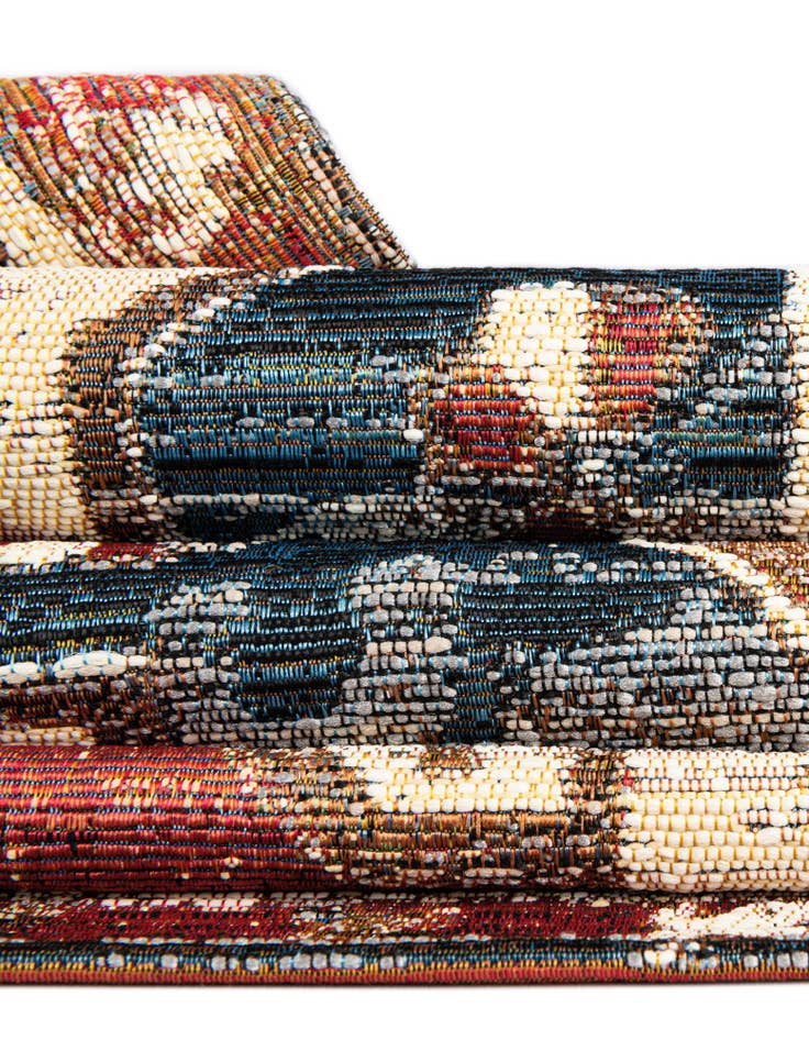 Detail image of  2' x 8'  Washable Traditional Indoor / Outdoor Runner Rug