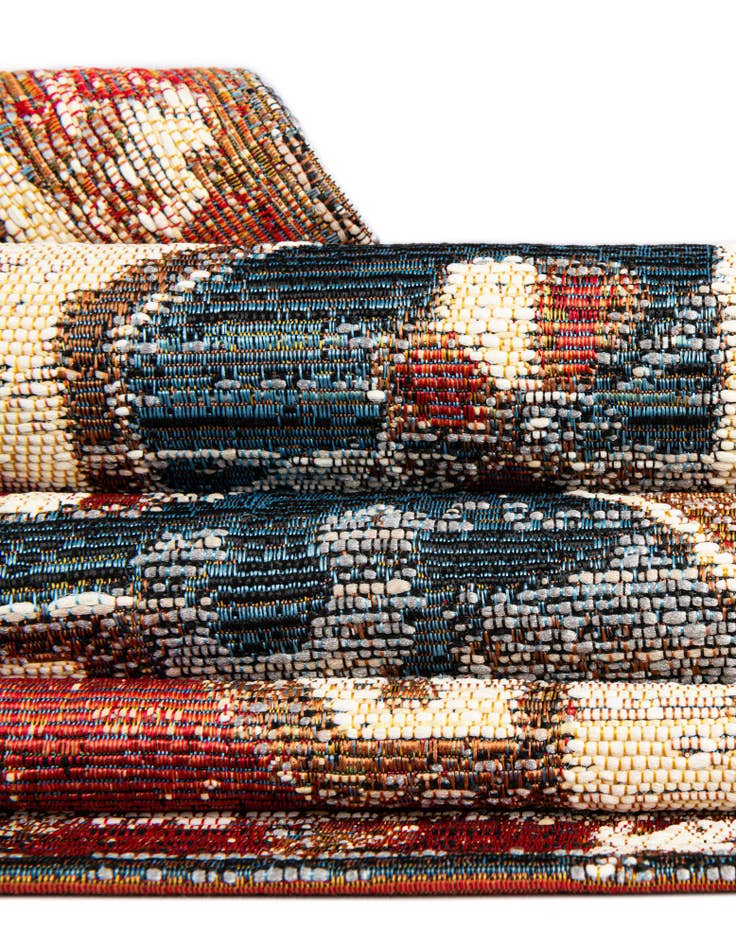 Detail image of  2' x 5'  Washable Traditional Indoor / Outdoor Runner Rug