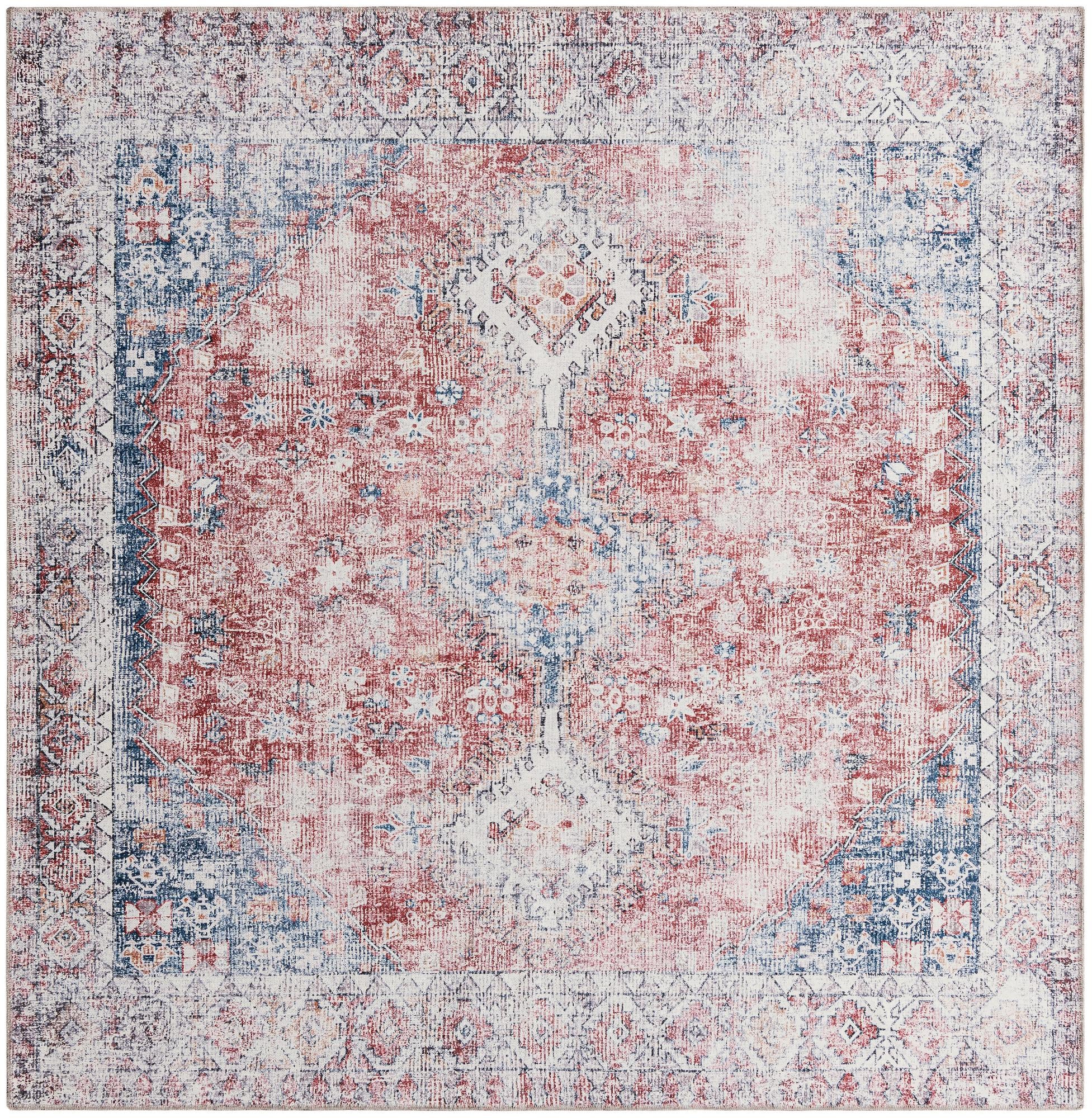 Rug Red and Navy Blue Swatch link