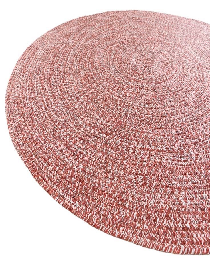Detail image of  6' x 6'  Hand Woven Eco Verse   Washable Indoor / Outdoor Round Rug