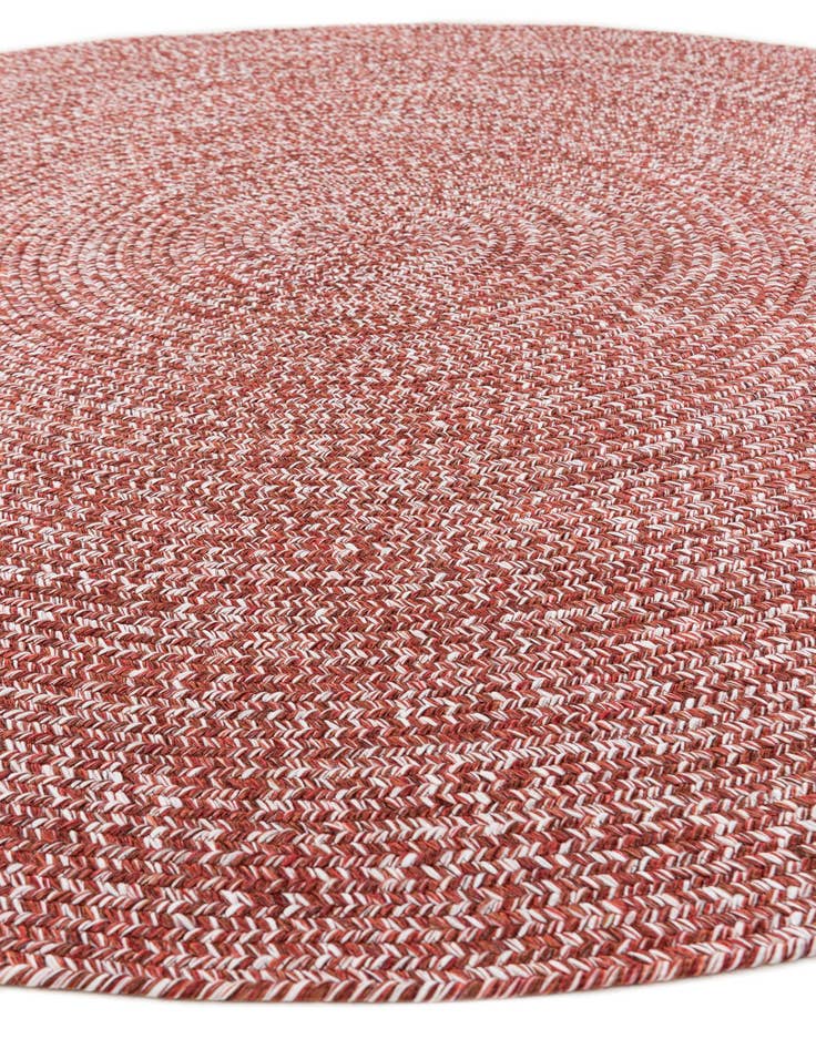 Detail image of  6' x 6'  Hand Woven Eco Verse   Washable Indoor / Outdoor Round Rug