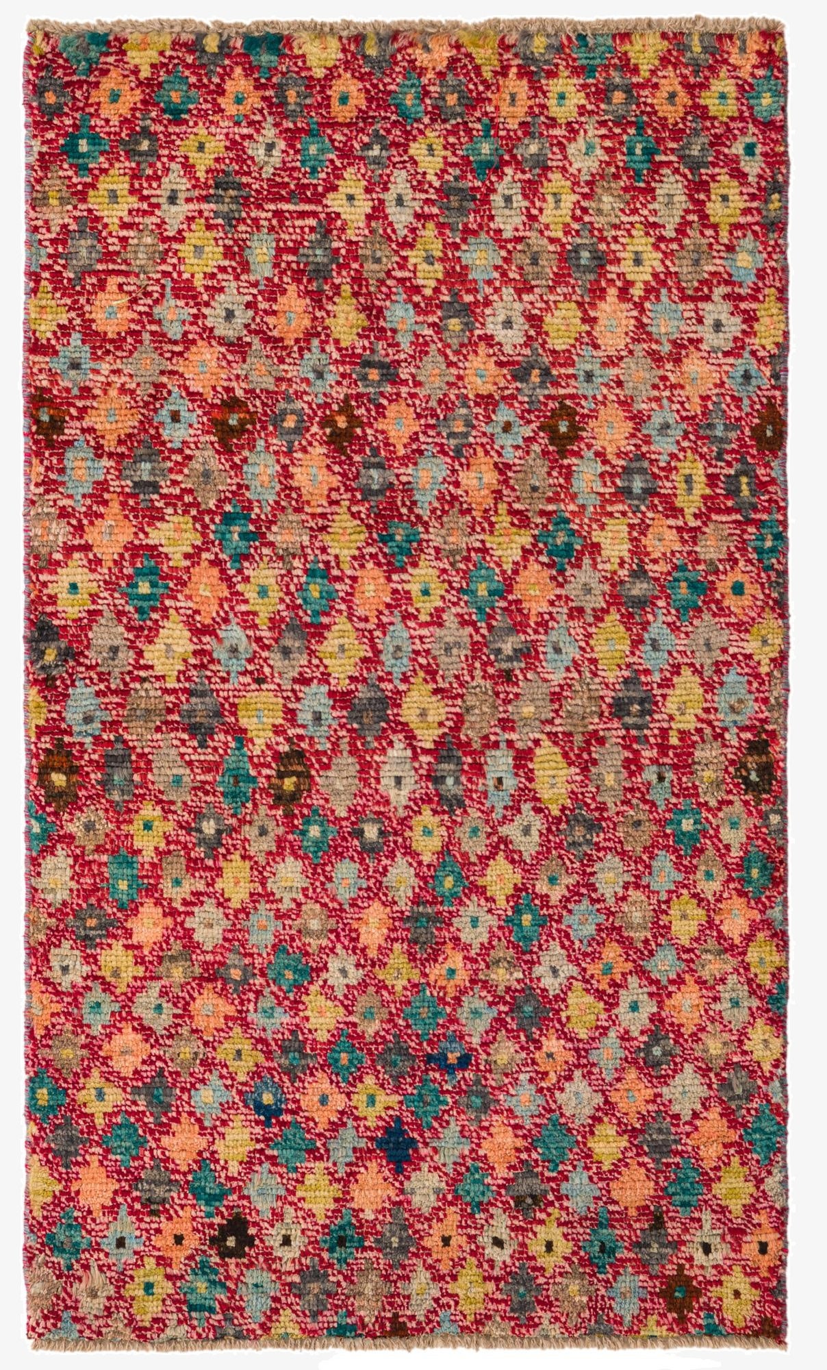  3' x 5' 2  Hand Knotted Balouch Wool Rug