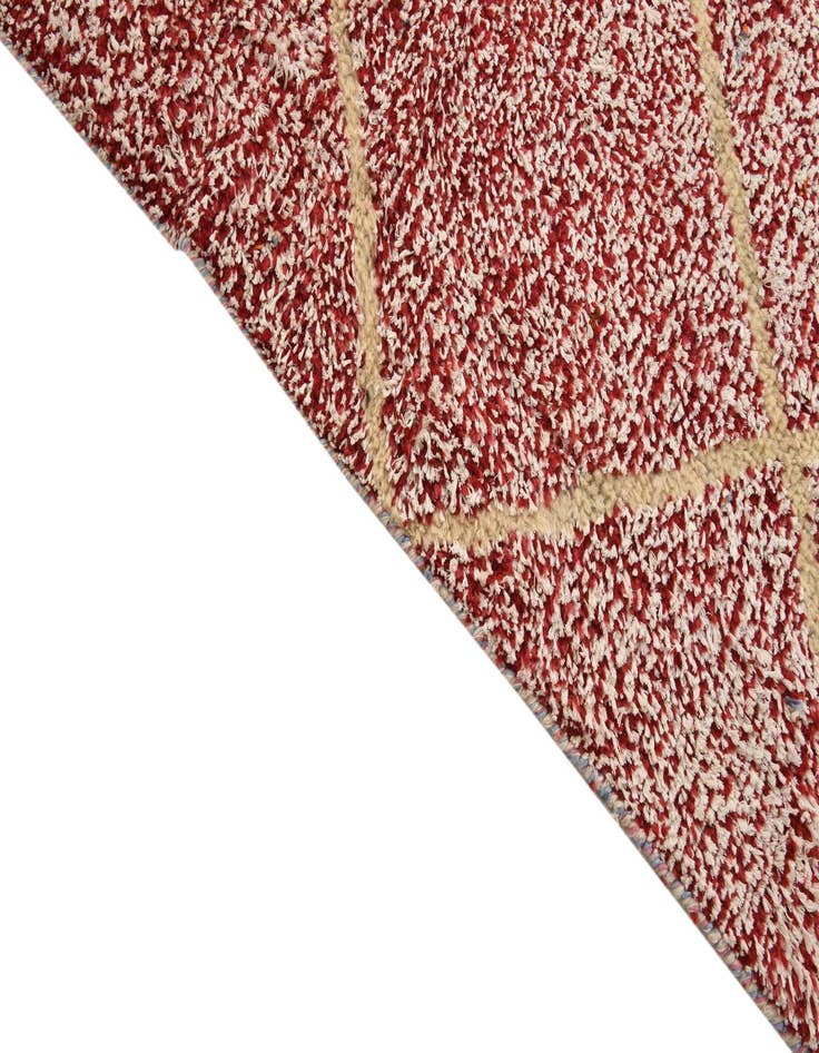 Detail image of  8' x 10' 9  Hand Knotted Moroccan Wool Rug