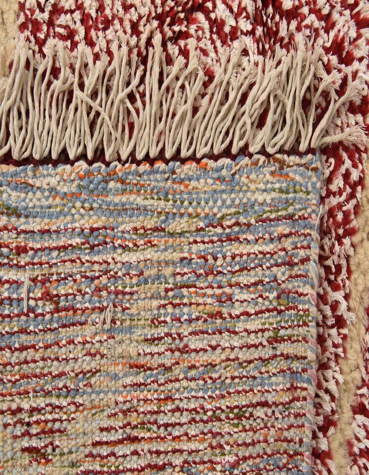 Detail image of  8' x 10' 9  Hand Knotted Moroccan Wool Rug