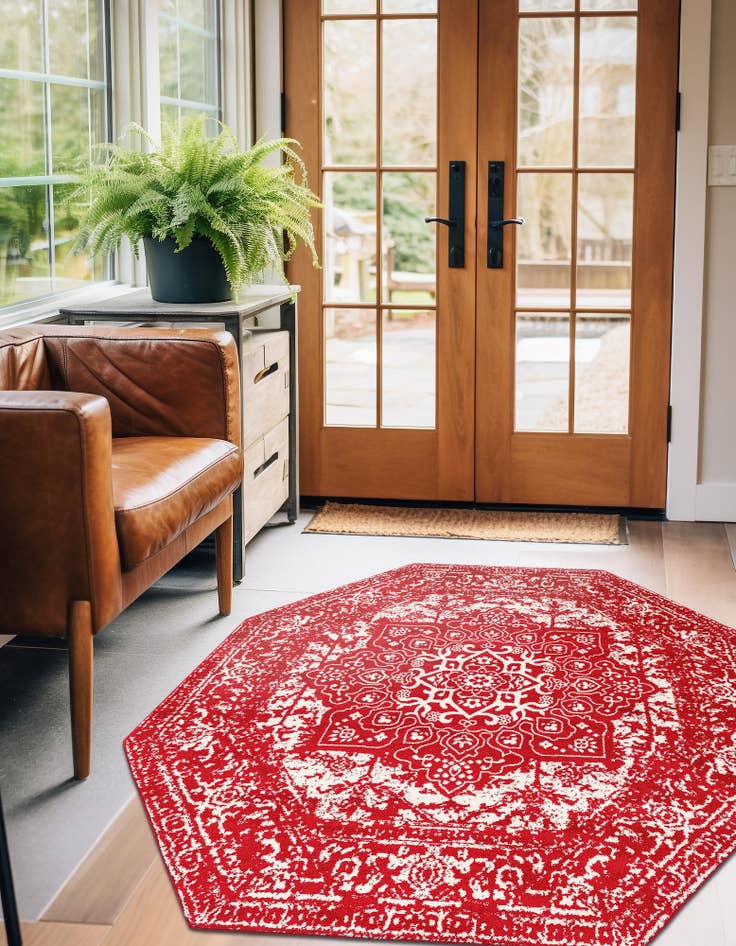 Detail image of  7' 10 x 7' 10 Arlington Octagon Rug