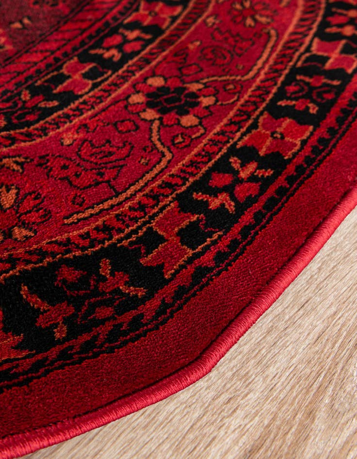 Detail image of  5' 3 x 5' 3 Bokhara Octagon Rug