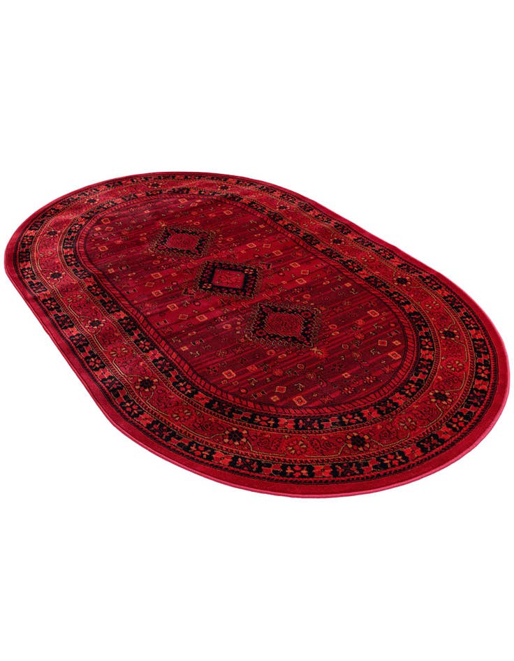 Detail image of  5' 3 x 8' Bokhara Oval Rug