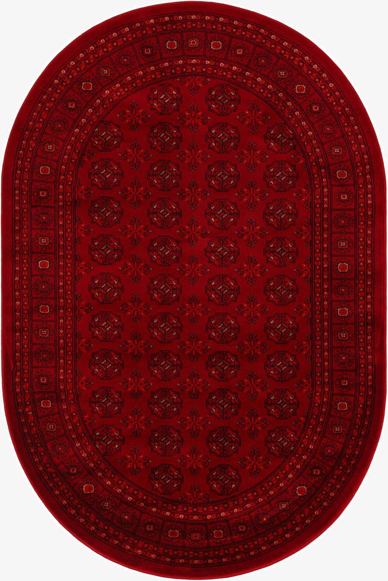  4' 1 x 6' 1 Bokhara Oval Rug
